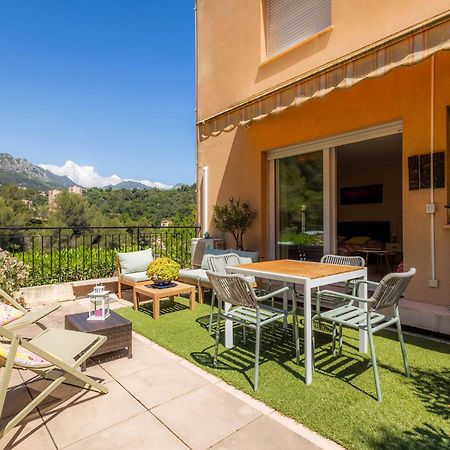 Mon Appart Avec Terrasse Et Piscine Roquebrune-Cap-Martin Bagian luar foto